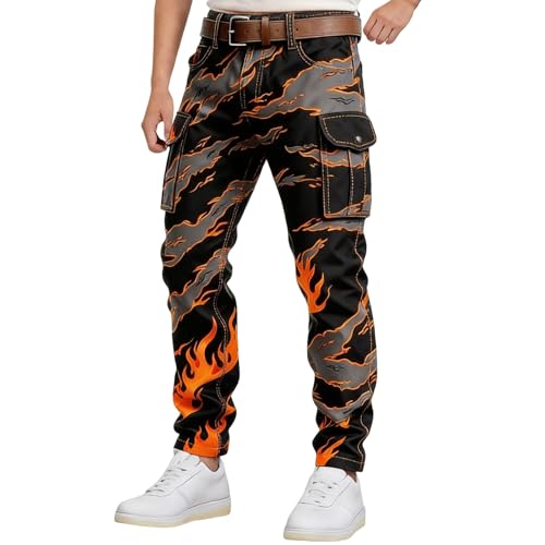Pantalon tactique homme cargo droit en tissu respirant pour le sport et le travail