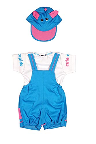 Image of Baby Boy's And Baby Girl's Dungaree Set /Romper Set with T-Shirt And Cap