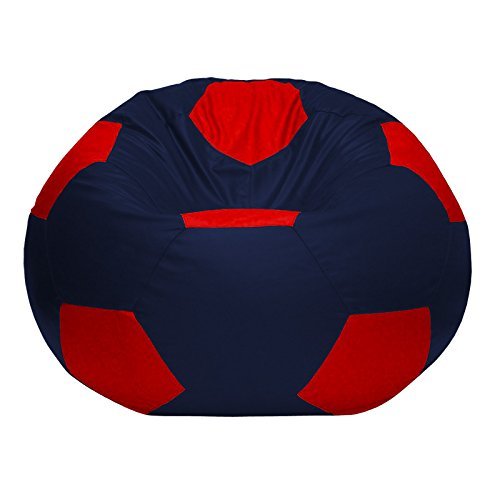 caddyFull Large Football Bean Bag Without Beans (Red and Navy Blue)-picture-28