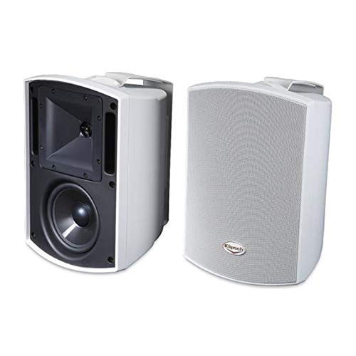 Klipsch AW-525 Indoor/Outdoor Speaker - White (Pair) (Renewed)