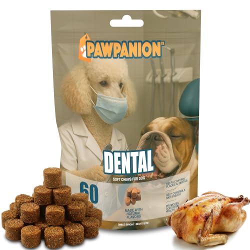 Image of Dental Soft Chews for Dogs Oral Health & Fresh Breath 60 Count