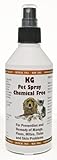 KG Pet Spray 250ml Rids & Protects from Mange, Fleas, Ticks, Mites & Itchy Skin Problems, Promotes Hair Re-Growth. SLS, Paraben, Pesticide & Chemical Free