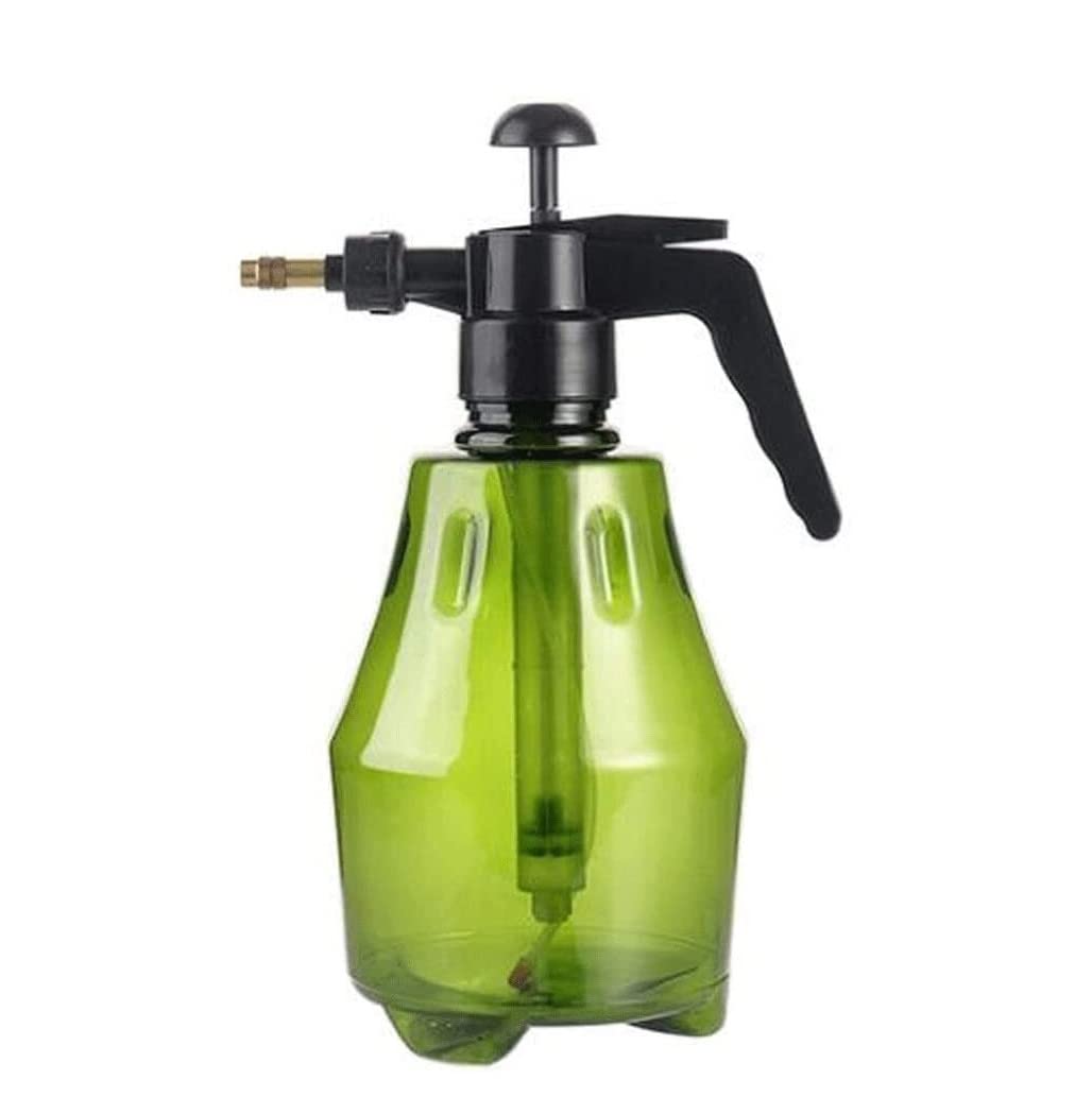 WOMGKDA Portable Garden Spray Bottle Pressure Plant Watering Can Houseplant Irrigation Kettle Sprinkling Can Bottle Sprayer for Bonsai Flowers Grey Adjustable Nozzle Wa, GREEN, 30cm