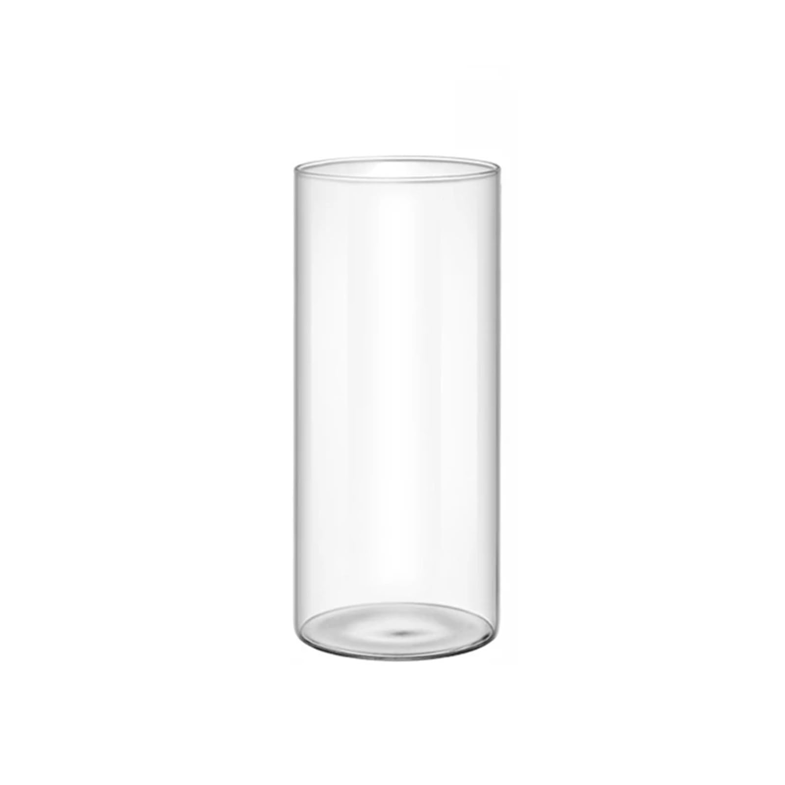 Clear Glass Vase Cylinders For Centerpieces Weddings Party(15cm high)