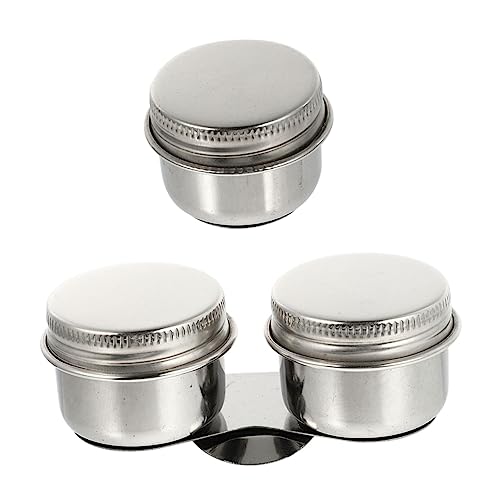 SEWOART 2pièces Gobelet à Huile Et Pot De Lavage pour Pinceaux avec Couvercle Bassin De Lavage pour Pinceaux Artiste Et Stylos Lot