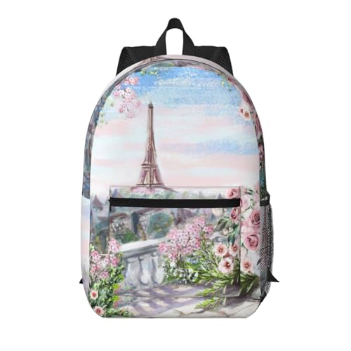 Sac à dos voyage Tour Eiffel 43 cm résistant pour ranger vos affaires
