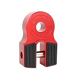 Copgge Universal Winch Hook Shackle Mount Flat Towing Hook Mount Vehicle Recovery Tow Winch Hook wit