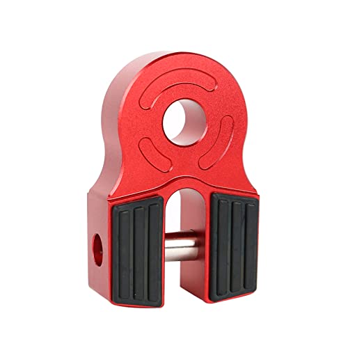 Copgge Universal Winch Hook Shackle Mount Flat Towing Hook Mount Vehicle Recovery Tow Winch Hook With Iron Pin & Rubber Guard 16,000 Lbs. Winch Hook For Tow Haul Truck, Atv Utv Winch Lines Winch Hook #TOP7