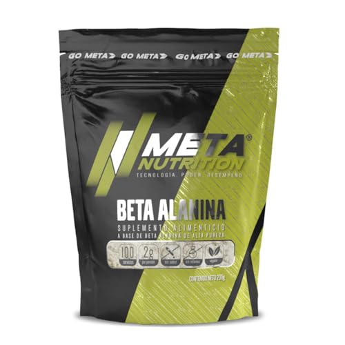 Beyond Raw, Beta Alanina, Meta Nutrition, 100 Servicios, 2 g por Servicio. Alta Pureza. Libre de rellenos.