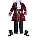 Disney Captain Hook Costume for Kids - Peter Pan Size 4 Multi
