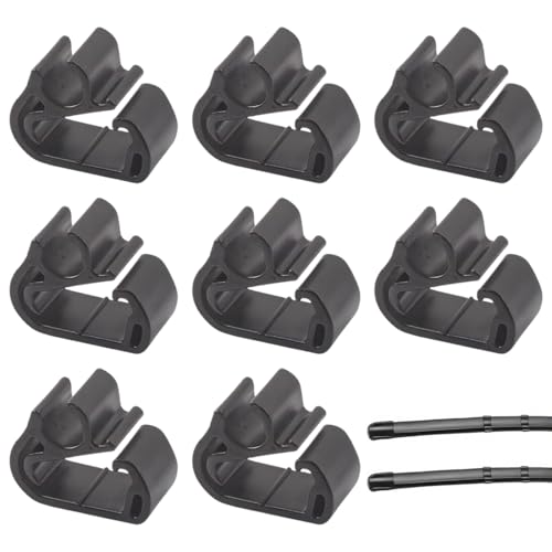 DULZEN 8 Piezas clips de brazo limpiaparabrisas para 3008 5008 y C5 DS7 Clips de fijación para brazo limpiaparabrisas accesorios para escobilla de limpiaparabrisas