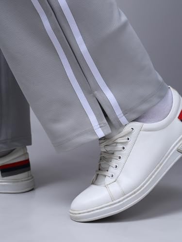 Image of Men's Loose Fit Side Tape Trackpants