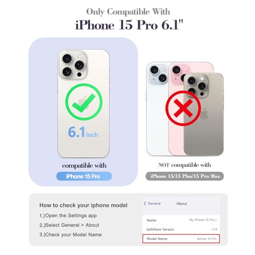 Coque iPhone 15 Pro fleur bleue résolvant les problèmes de glisse et rayures