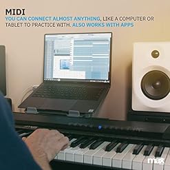 MAX KB6W piano numérique 88 touches et pédale de sustain, idéal pour débuter le piano - Les Beatles, Paul McCartney, John Lennon, RIngo Starr, George Harrison MAX KB6W piano numérique 88 touches et pédale de sustain, idéal pour débuter le piano – Image 6