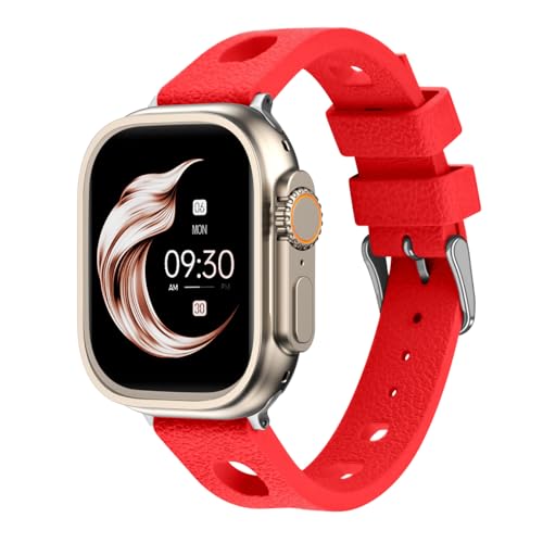 Bracelet de montre en silicone 45mm 44mm 40mm caoutchouc mat pour iWatch