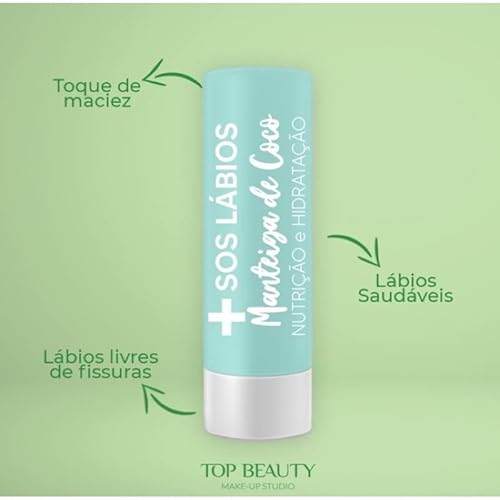 Outras Kit 4 Unidades - Tratamento Intensivo Sos Labios - Recupera E Protege Seus Labios Top Beauty