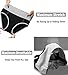 MISSWHO Women High Waisted Plus Size Soft Cotton Black Underwear Regular Postpartum Panties Tummy Control Pack Briefs (Size 10,3X-Large)