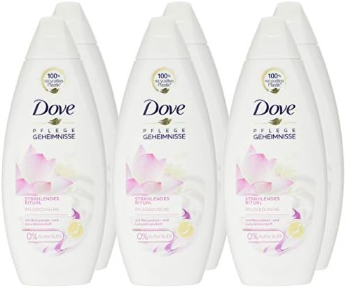 Dove Radiant Ritual Shower Gel Pack of 6 x 250 ml