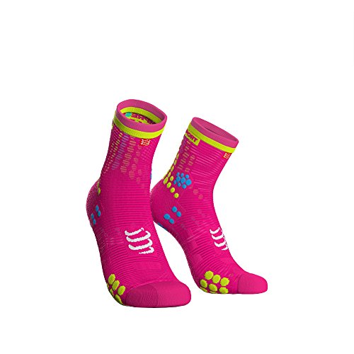 COMPRESSPORT SH3T2FP Calcetines, Sin género, Rosa, L2