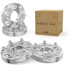 Customadeonly 6x127 6x5 to 6x139.7 6x5.5 Forged Wheel Adapters 25mm 1 Inch Compatible for 6x127 Hubs to Fit 6x139.7 Wheels 4pc Set, 78.3mm Bore, M14x1.5 Studs, May Require Stud Trimming