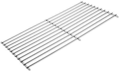 Parrilla en acero inoxidable europeo 45x23cm