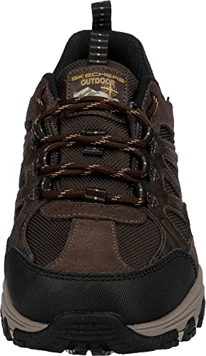 Skechers Skechers Men's Selmen-Enago Hiking Shoe, Chocolate, 10 M US