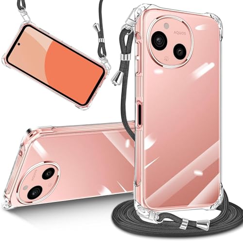 tuulaasii For SHARP AQUOS sense9 �P�[�X sense10 �P�[�X �N���A �V�����_�[ �V���[�v �A�N�I�X �Z���X 9/10 �J�o�[ SH-53E / SH-53F / SHG14 / SH-M29 / SH-M33 ���|�� 