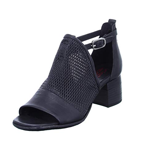 A.S.98 Damen Pump A19002 Hoheschuhe Absatzschuhe Blockabsatz schwarz (102 Nero) Größe 39 EU