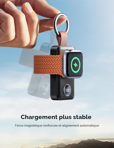 JOYROOM Power Bank pour Apple Watch, 2000mAh Chargeur Magnétiqu Portable – vue 4