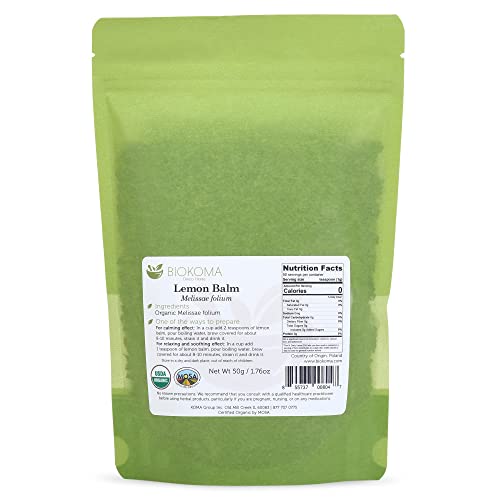 Biokoma Organic Lemon Balm Dried Leaves