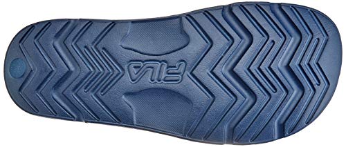 Chinelo Fila F-Beach, Masculino Marinho/Branco/Limão 39