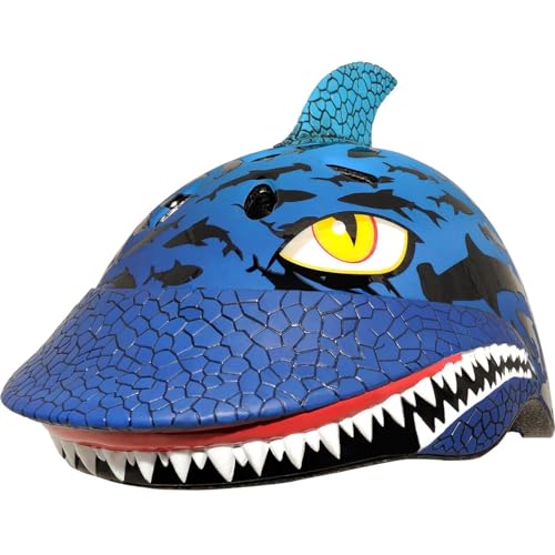 Casco de tiburón Raskullz Shark Jawz para niños de 50-54 cm