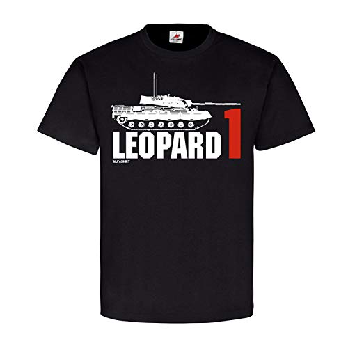 T-Shirt Char Leopard 1 Imprimé Échelle Européenne Noir XXXXXL