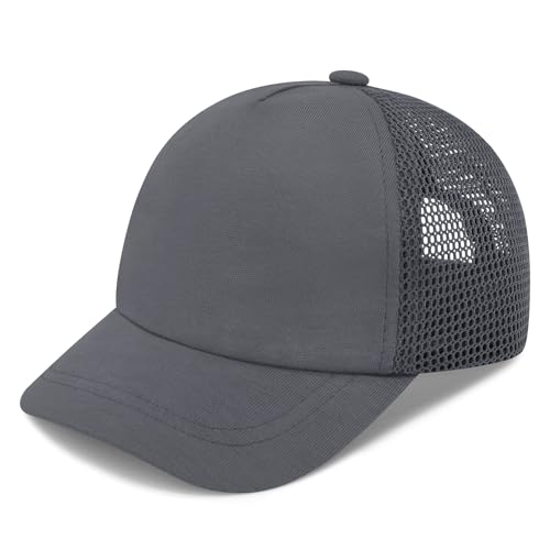 Image of Olreco Baby Baseball Cap Toddler Baseball Hat with Mesh Infant Hat for Baby Boy Hats Toddler Ball Cap Kids Trucker Hats Girls
