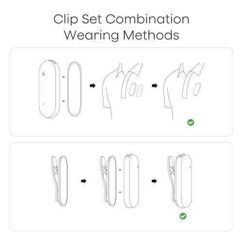 image for Replacement Magnetic Clip and Pin Attachments for Plaud NotePin (*NOT 