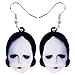 ZHWM Ohrringe Ohrstecker Ohrhänger Acryl Halloween Schreckliche Puppe Ohrringe Big Long Dangle Drop Neuheit Schmuck Für Mädchen Frauen Damen Teens Erklärung