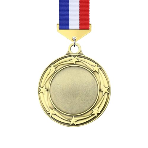 SM SunniMix 3 medalhas de ouro, prata e bronze com fitas, medalhas de vencedor de liga de zinco, med