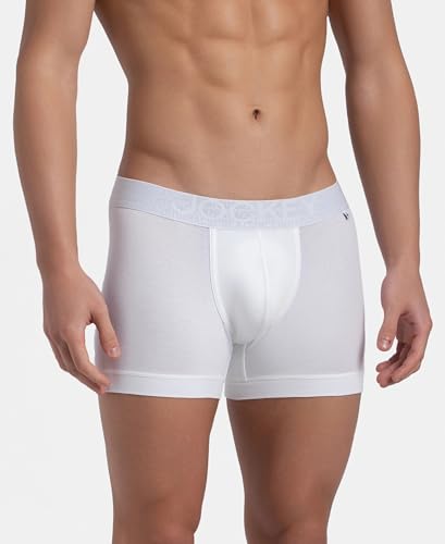 Image of Jockey US60 Men Super Combed Cotton Elastane Stretch Solid Trunk with Ultrasoft Waistband (Pack of 2)