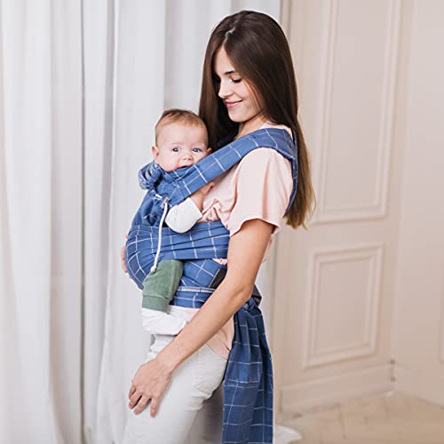 Love & Carry® Love Tie/Mei Tai Ergonomische babydrager voor pasgeborenen (Indigo) - Image 7