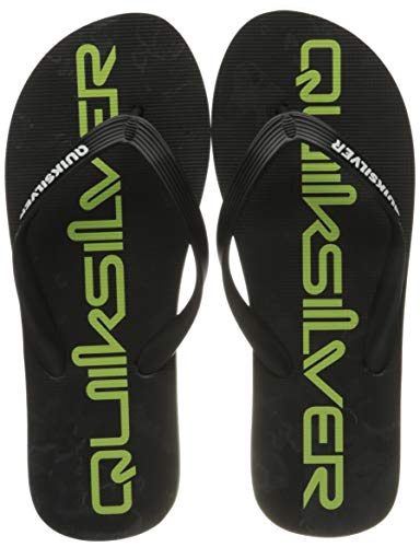 Quiksilver Molokai Art, Flip-Flop Hombre, Black Green Black, 41 EU