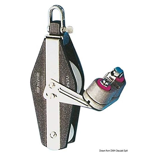 Bozzello Plastinox 2 pulegge violino 10x45 con strozzascotte