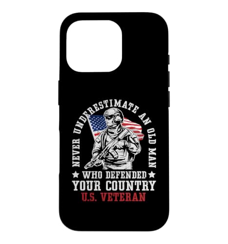 Never Underestimate An Old Man Who You Country US �X�}�z�P�[�X iPhone 16 Pro �p