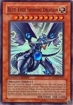 Amazon.com: YuGiOh GX - Blue Eyes Shining Dragon MOV-EN001
