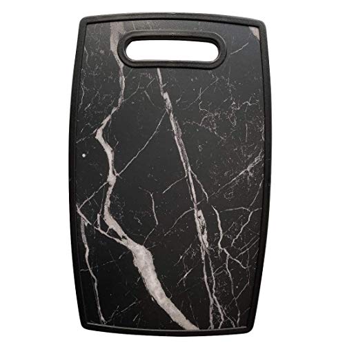 Lily's Home Kitchen Cutting Board (2-Piece Set) With Handles And In Marble Finish. Non-Porous, Dishwasher Safe #TOP6