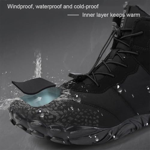 2026 Winter Barefoot Shoes Women, Pro-Healthy&Non-Slip Water Shoe, Wide Toe Box Ankle boots, Minimalist Waterproof Shoes3