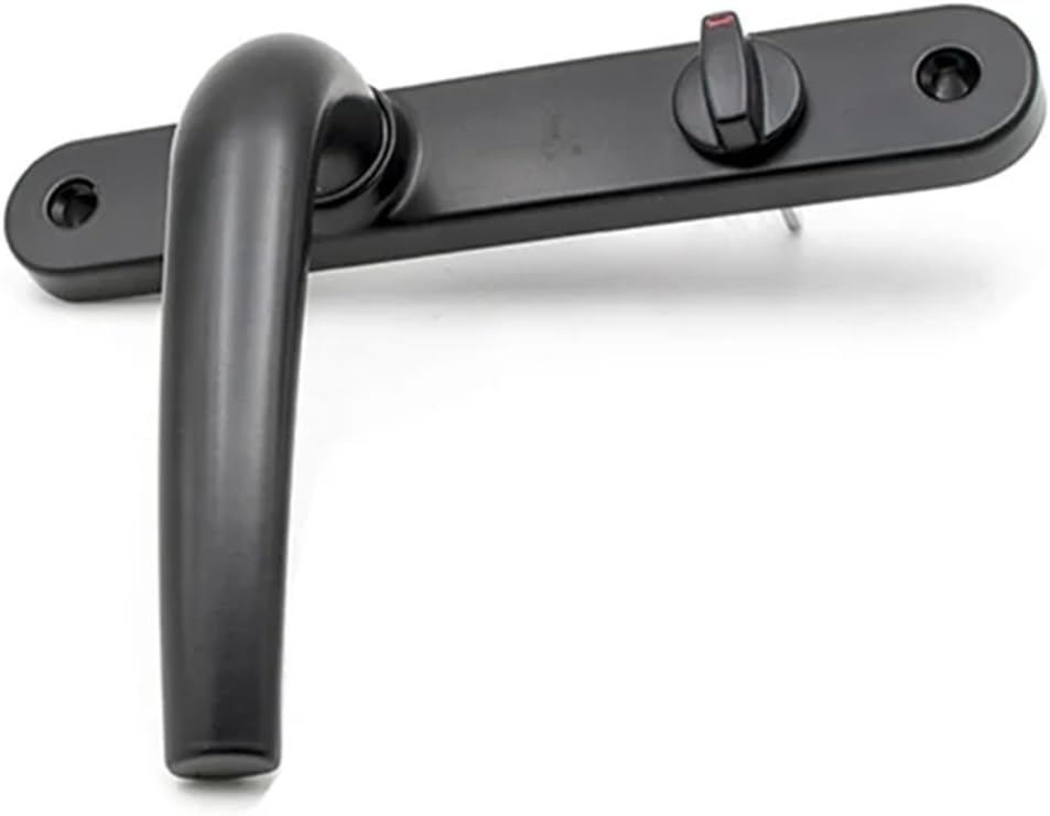 Insulated Aluminum Alloy Flat Door Simple Passage Lock Safety Kitchen Bathroom Balcony 65x25(Right Open)