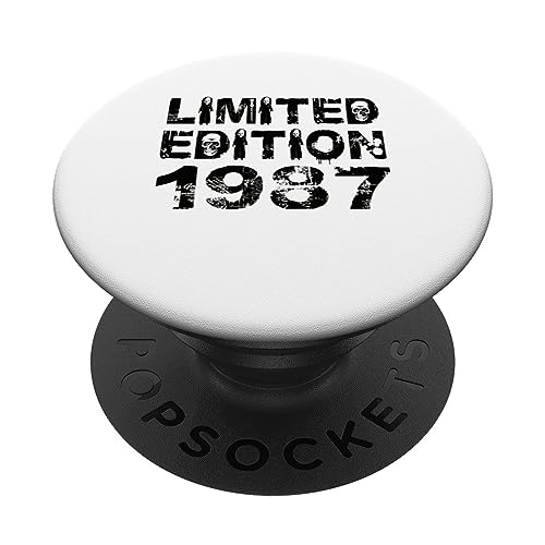 Edición limitada 1987 Cumpleaños 1987 Edición Cumpleaños PopSockets PopGrip Intercambiable