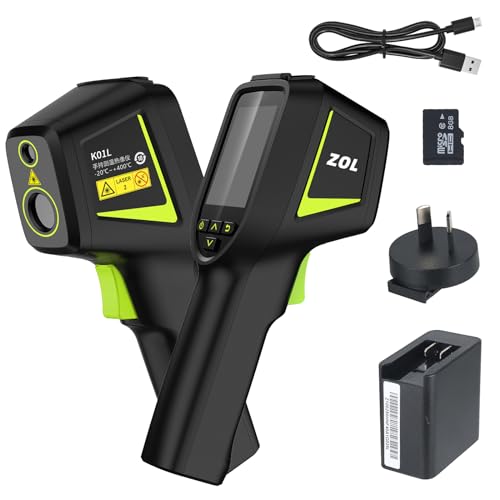 K01L Thermal Imaging Camera, 192 x 164 IR High Resolution Handheld Infrared Camera with Dual-Light Fusion, PC Analysis Supported.