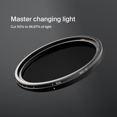 Filtro ND Variable 67mm Urth Plus para Control de Luz ND2-32 2
