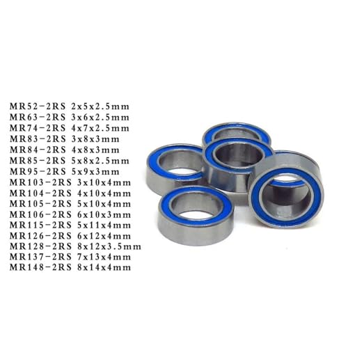 Rodamientos MR95 2RS de 5x9x3 mm: soluciona holguras y rozamientos en tus ejes pequeños 2
